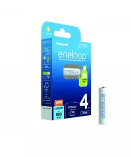 Panasonic Eneloop aku. AAA 800 mAh 4Pcs. BK-4MCDE/4BE