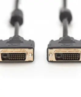 Alternative view от Digitus кабел connection DVI-D DualLink Type DVI-D (24+1)/DVI-D (24+1) M/M черен 10m