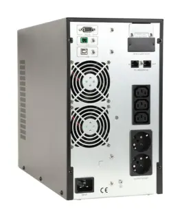 Alternative view of Gembird UPS 3000VA On-Line 3xIE C 2xSchuko USB