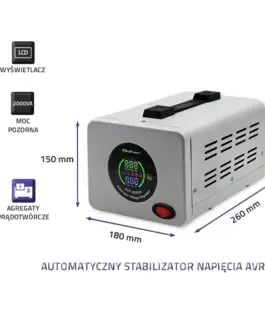 Qoltec Voltage stabilizer AVR 2000VA
