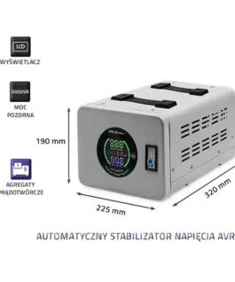 Qoltec Voltage stabilizer AVR 5000VA