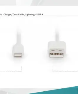 Digitus Lightning to USB-A кабел DB-600106-020-W