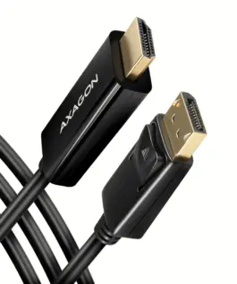 AXAGON DisplayPort > HDMI 1.4 кабел 1.8m 4K/30Hz RVD-HI14C2