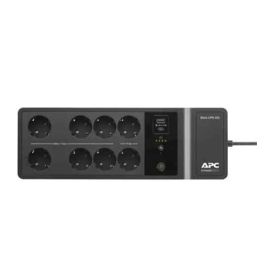 APC Back-UPS BE850G2-GR 850VA, 230V, USB Type-C and A charging ports, 8 Schuko CEE 7 outlets (2 surge) - Image 7