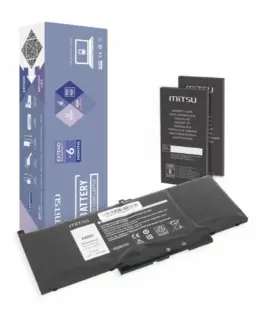 Mitsu Battery for Dell Latitude 7390 7490 5800 mAh (44 Wh) 7.6 - 7.4