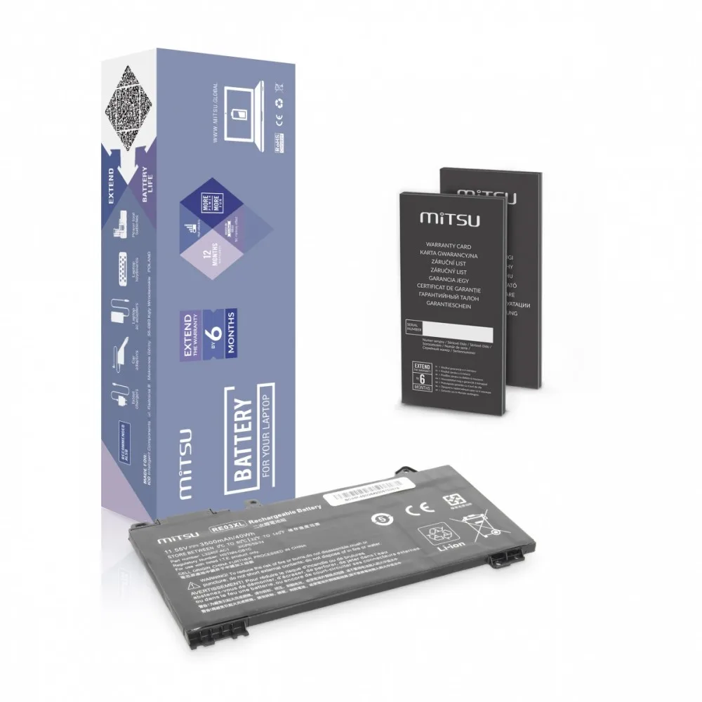 Mitsu Battery for HP430G6/450G6 3500mAh(40Wh) 11.55V