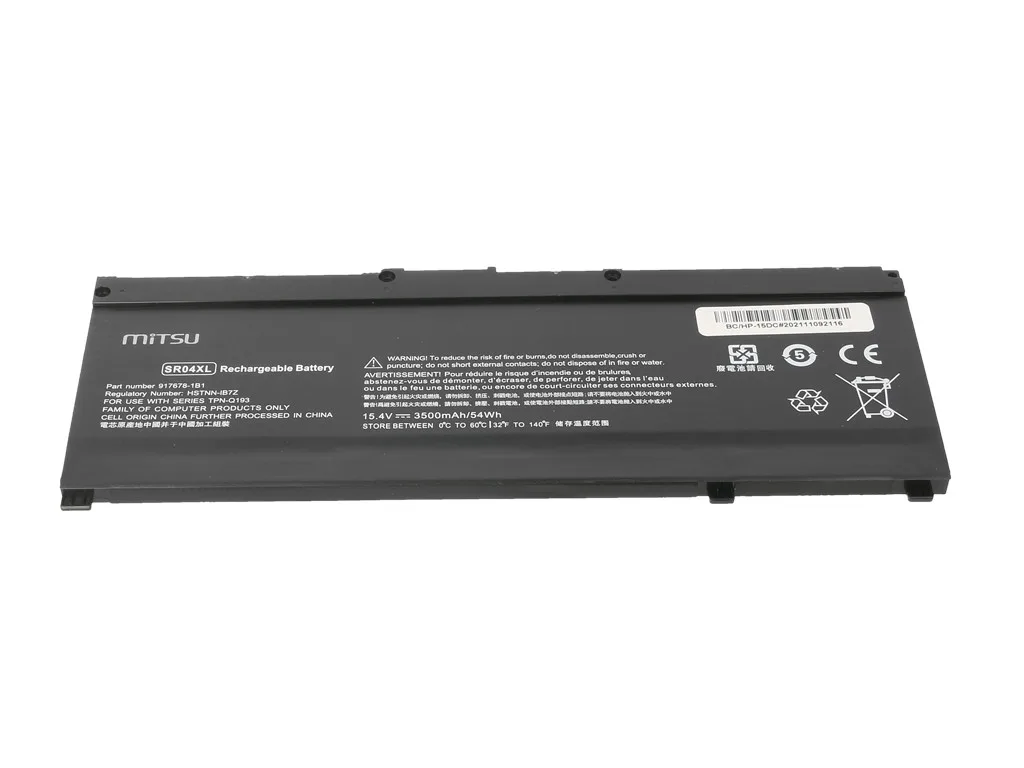 Mitsu Battery for HP Omen 15-DC 3500 mAh (54 Wh) 15.4 Volt - Image 2