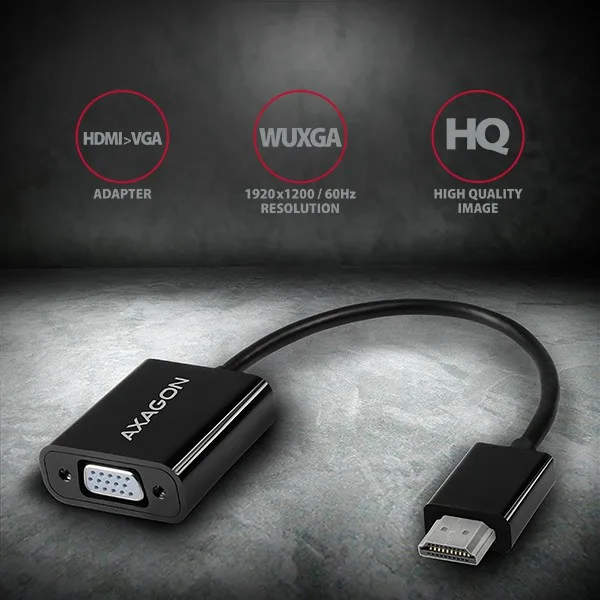 AXAGON адаптер, HDMI -> VGA FullHD RVH-VGN - Image 2