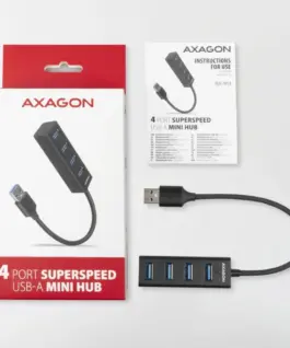 AXAGON MINI hub HUE-M1A 4x USB3.2 Gen 1