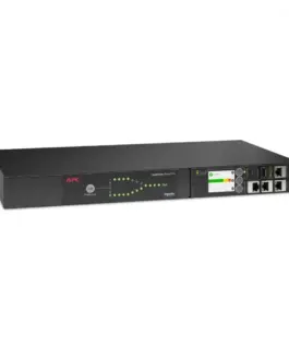 Alternative view of APC Rack ATS AP4423A 230V, 16A, C20 in, (8) C13 (1) C19 out