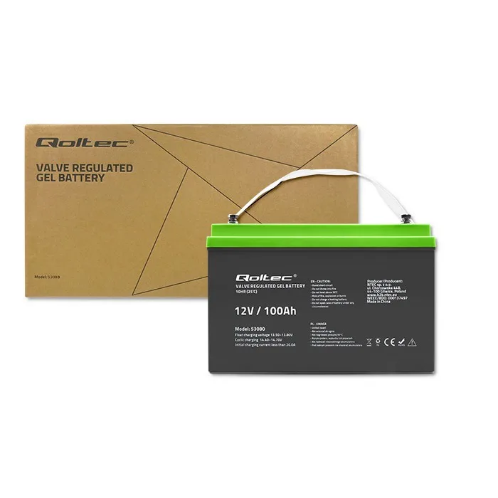 Qoltec Gel battery 12V, 100Ah - Image 6