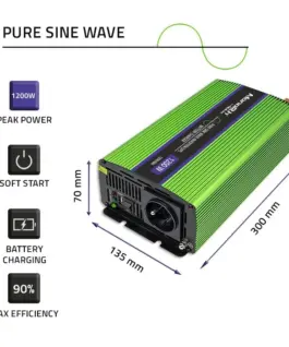 Qoltec Pure Sine Wave Inverter Monolith