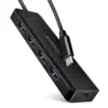 AXAGON HUE-C1C HUB 4-port USB 5Gbps 19cm USB-C кабел