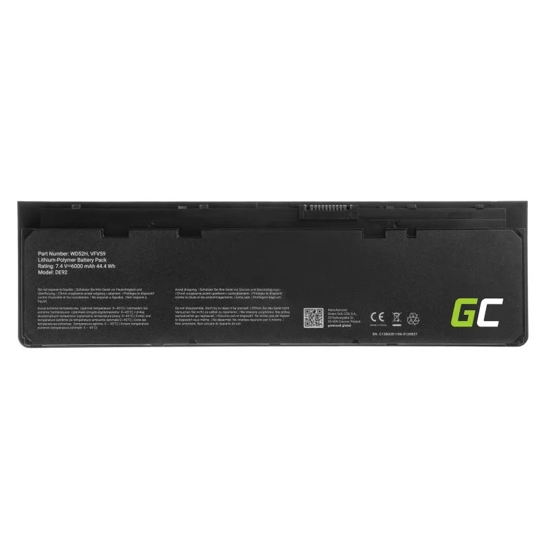 Green Cell Battery WD52H VFV59 7.4/7.6V 5000mAh for Dell Latitude E7240 E7250 - Image 2