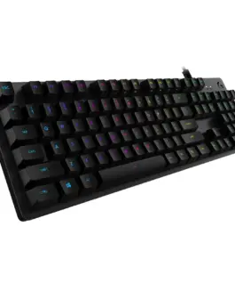 Геймърска клавиатура LOGITECH G512 Carbon RGB Mechanical Gaming Keyboard GX Blue - CARBON - US INTL - USB - INTNL - G512