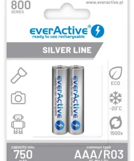 everActive BATTERIES R03/AAA 800 m AH BLISTER 2 PCS.