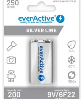 everActive BATTERY 6F22/9V NI-MH 2 50 mAh 1 PCS.