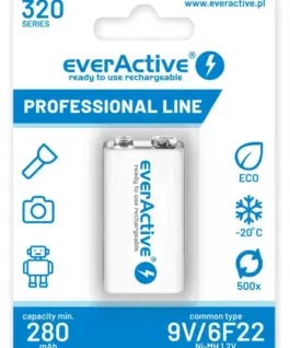 everActive BATTERY 6F22/9V NI-MH 3 20 mAh 1 PCS.