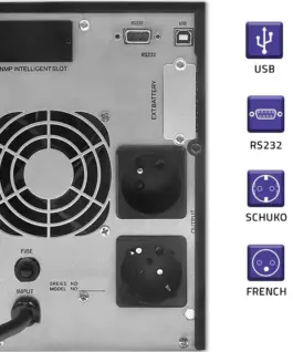 Qoltec UPS on line Pure Sine Wave
