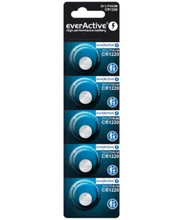 everActive Mini CR1220 lithium batteries blister of 5 pieces
