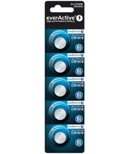 everActive Mini CR1616 lithium batteries blister of 5 pieces