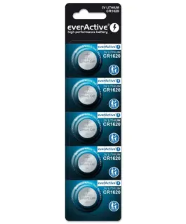 everActive Mini CR1620 lithium batteries blister of 5 pieces