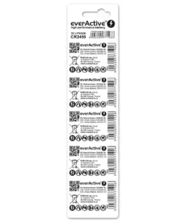 Alternative view от everActive LITHIUM MINI BATTERIES CR2450 5 PCS.