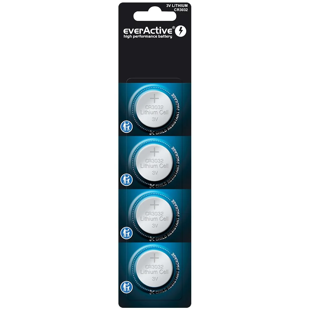 everActive LITHIUM MINI BATTERIES CR3032 4 PCS.