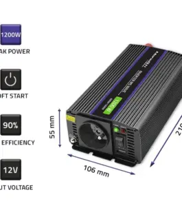Qoltec Voltage конвертор 600W
