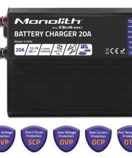 Qoltec зарядно for LiFePO4 AGM GEL SLA batteries