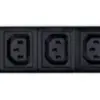 Gembird Rack power strip PDU 10xC13 1U 16A C19 2m