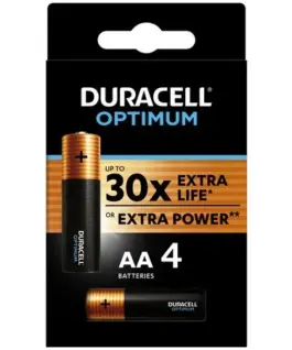 Duracell Optimum AA LR6 batteries blister 4 pieces