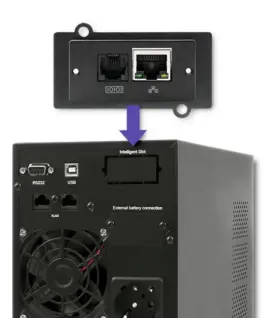 Qoltec UPS On-line Pure Sine Wave 1kVA 800W LCD USB