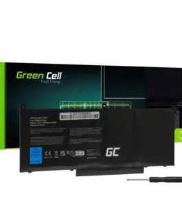 Green Cell Лаптоп battery F3YGT 76V 6200mAh for Dell Latitude 7280 7290 7380 7490
