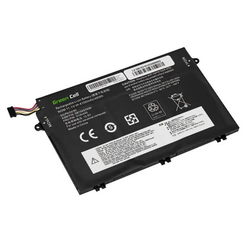 Green Cell Battery L17L3P51 11,1V 4100mAh for Lenovo ThinkPad E480 E580 E590 - Image 2