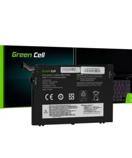 Green Cell Battery L17L3P51 111V 4100mAh for Lenovo ThinkPad E480 E580 E590
