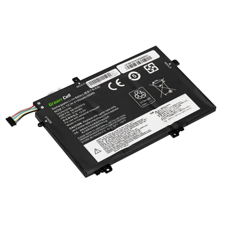 Green Cell Battery L17L3P52 11,1V 4100mAh for Lenovo ThinkPad L480 L580 L14 - Image 2