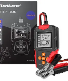 Qoltec LCD digital battery tester