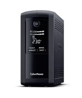 CyberPower UPS VP1000EILCD 1000VA/550W AVR/LCD/6xC13/RJ11/RJ45