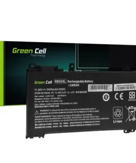 Green Cell Лаптоп battery HP RE03XL 1155V 3400mAh