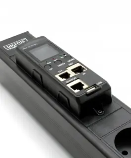 Alternative view of Digitus RACK PDU monitoring strip vertical plug DIN49440 sockets 18xNF-C61-314 (E) 16A