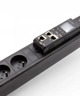 Digitus RACK PDU monitoring strip vertical plug DIN49440 sockets 18xNF-C61-314