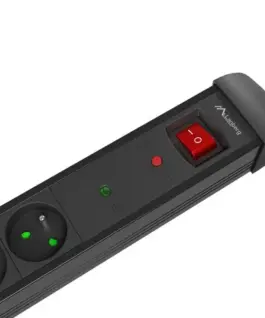 Lanberg Power strip 5.0m 5×230 cz SP1-05E-0500-B