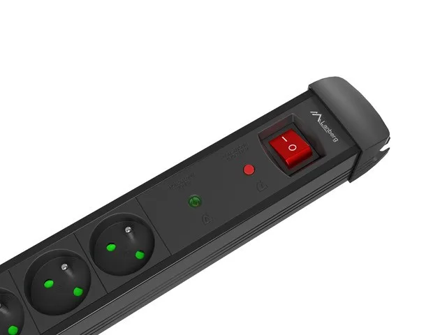 Lanberg Power strip 5.0m 5x230 cz SP1-05E-0500-B - Image 8