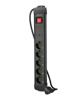 Lanberg Power strip 3.0m 5x230 SC SP1-05F-0300-B