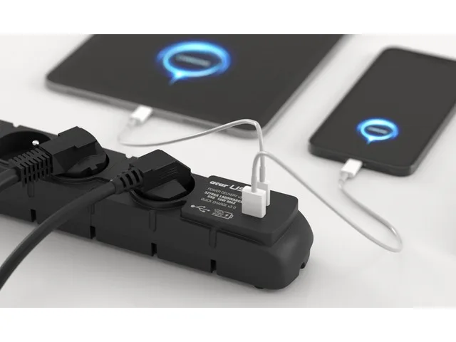 Acar SURGE PROTECTOR ACAR S6 USB A+C 3M 6X FRENCH PD - Image 6