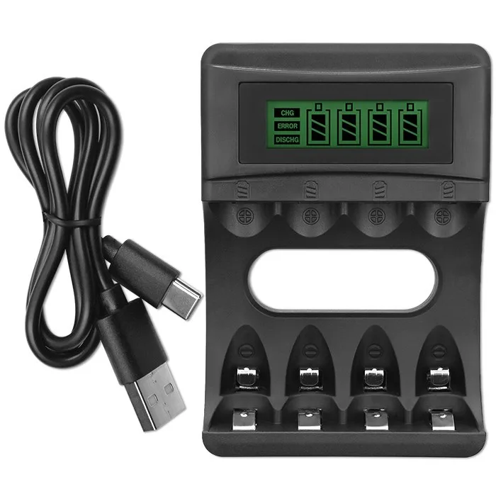 Qoltec Battery зарядно for Ni MH type R03 AAA R6 AA | 1800mA - Image 3