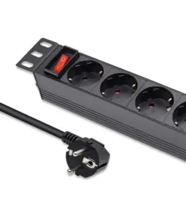 Qoltec Power strip for RACK 10 1U16APDU4xSCHUKO1.8