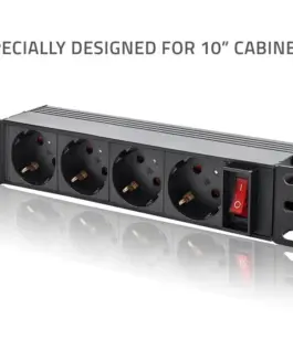 Qoltec Power strip for RACK 10 1U
