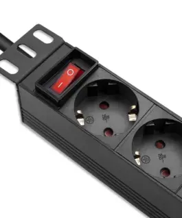 Qoltec Power strip for RACK 10 1U